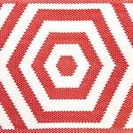 Schumacher Bees Knees Indoor/Outdoor Tape trim in Red (82450)