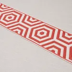 Schumacher Bees Knees Indoor/Outdoor Tape trim in Red (82450)
