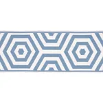 Schumacher Bees Knees Indoor/Outdoor Tape trim in Sky (82453)