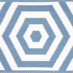 Schumacher Bees Knees Indoor/Outdoor Tape trim in Sky (82453)