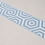 Schumacher Bees Knees Indoor/Outdoor Tape trim in Sky (82453)