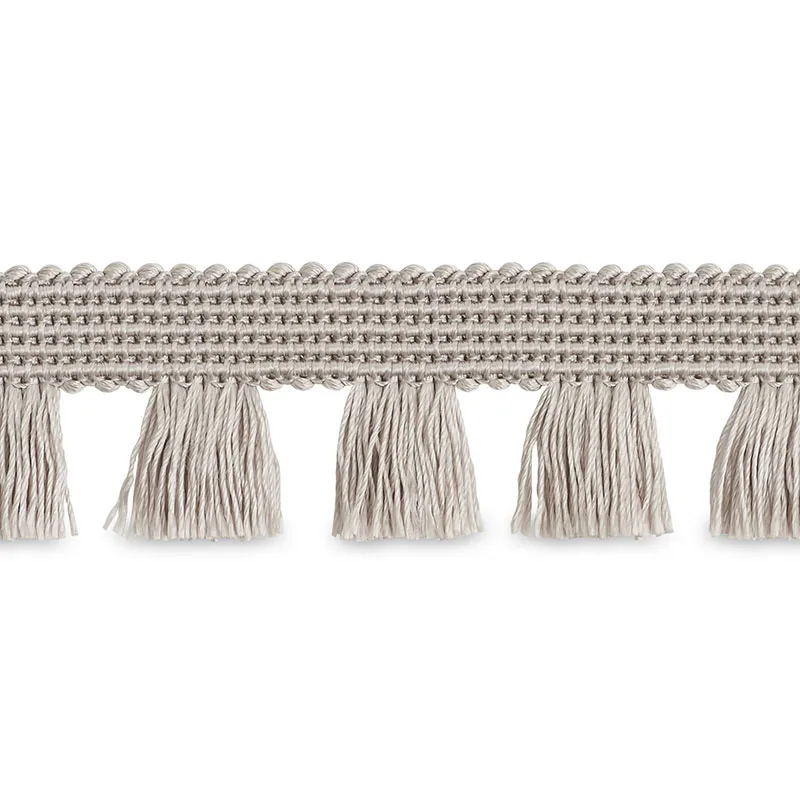Schumacher Bell Fringe trim in Dove (70721)