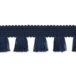 70724 | Bell Fringe - Navy Schumacher Bell Fringe trim in Navy (70724)