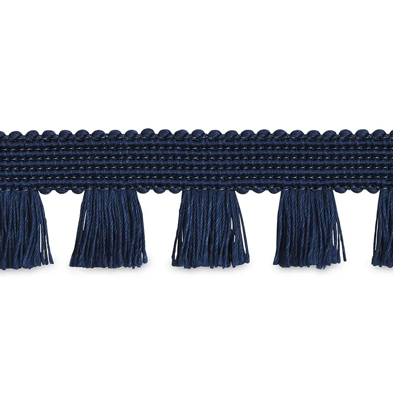 Schumacher Bell Fringe trim in Navy (70724)