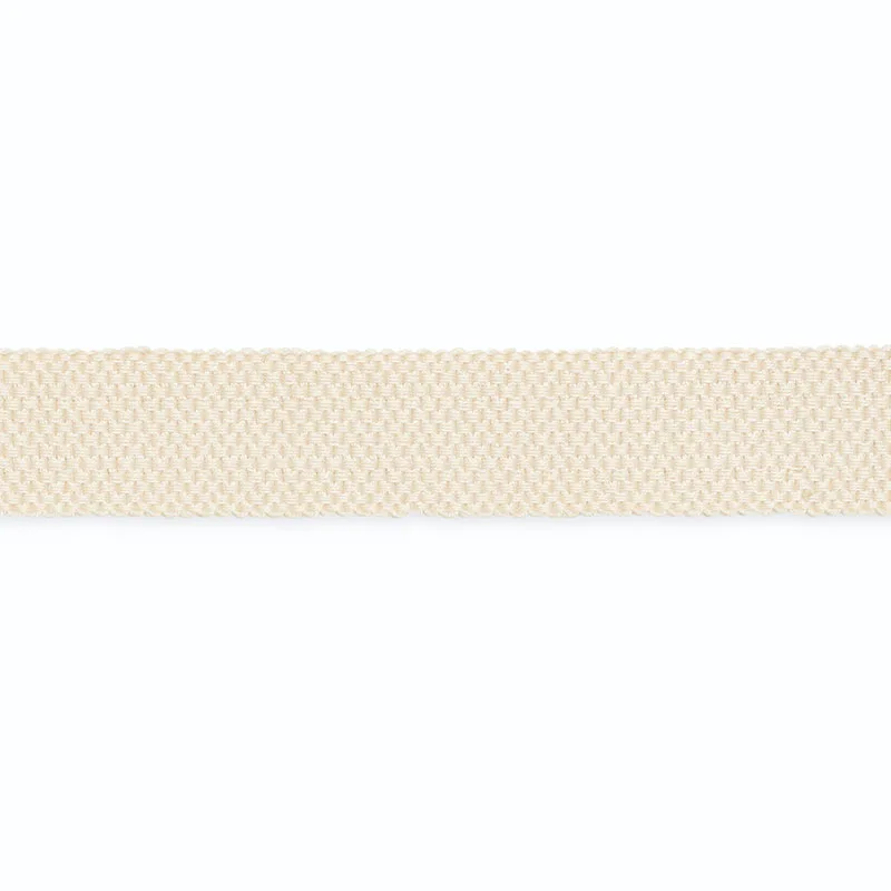 Schumacher Berber Cotton Braid 1" trim in Natural (B127B)