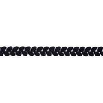 79915 | Berkeley Tape Narrow - Black Schumacher Berkeley Tape Narrow trim in Black (79915)
