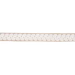 Schumacher Berkeley Tape Narrow trim in Ivory on Natural (79914)