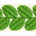 79913 | Berkeley Tape Narrow - Leaf Schumacher Berkeley Tape Narrow trim in Leaf (79913)