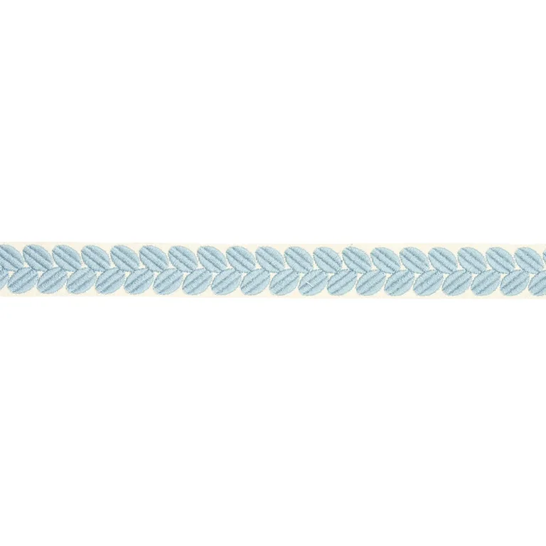 Schumacher Berkeley Tape Narrow trim in Sky (79910)
