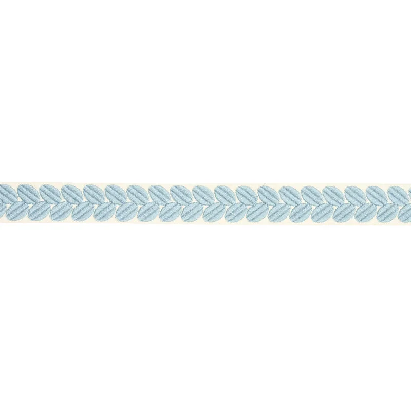 Schumacher Berkeley Tape Narrow trim in Sky (79910)