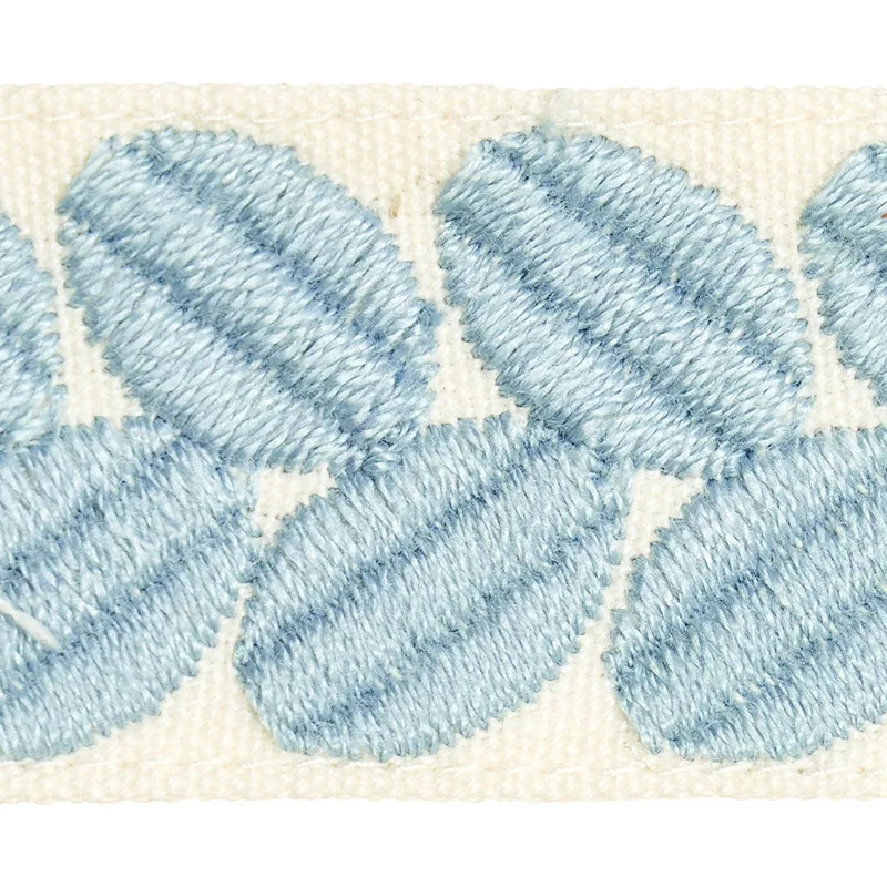 79910 | Berkeley Tape Narrow - Sky Schumacher Berkeley Tape Narrow trim in Sky (79910)