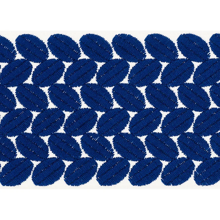 Schumacher Berkeley Tape Wide trim in Blue (70654)