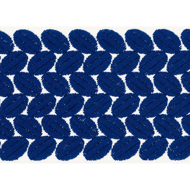 Schumacher Berkeley Tape Wide trim in Blue (70654)