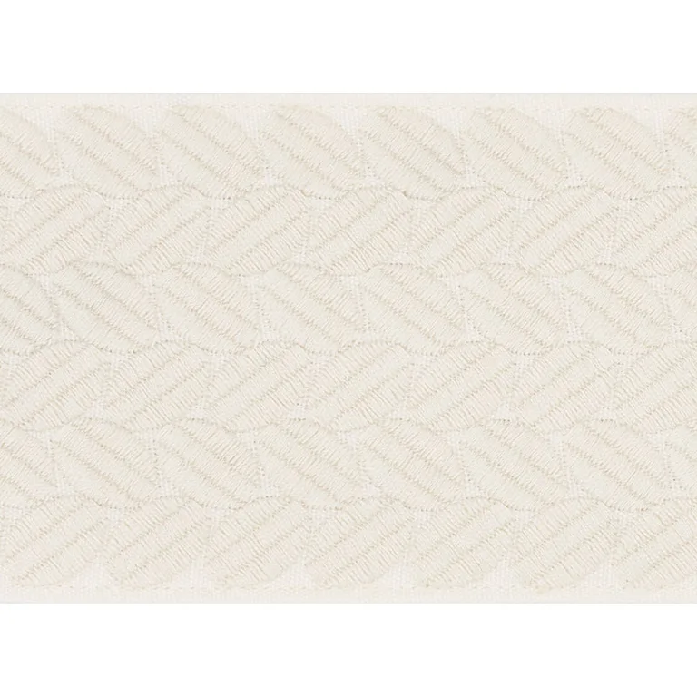 Schumacher Berkeley Tape Wide trim in Ivory (70650)