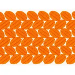 70651 | Berkeley Tape Wide - Orange Schumacher Berkeley Tape Wide trim in Orange (70651)