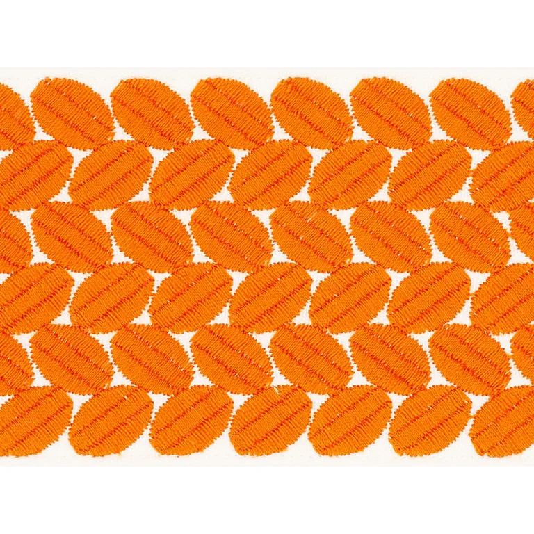 Schumacher Berkeley Tape Wide trim in Orange (70651)