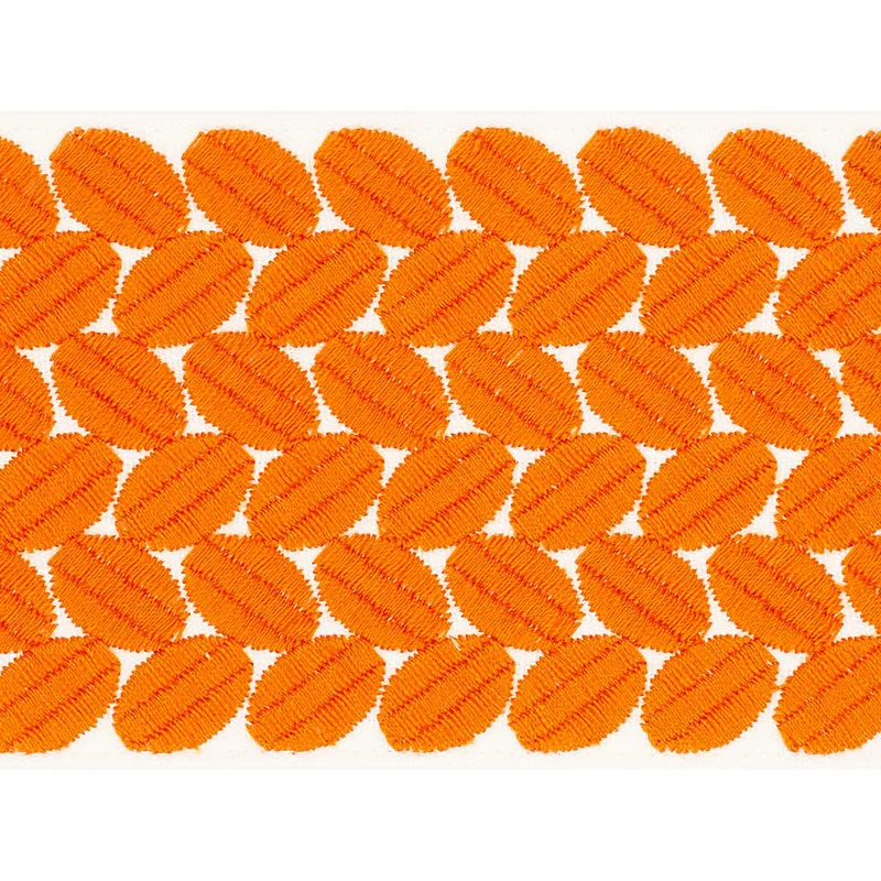 Schumacher Berkeley Tape Wide trim in Orange (70651)
