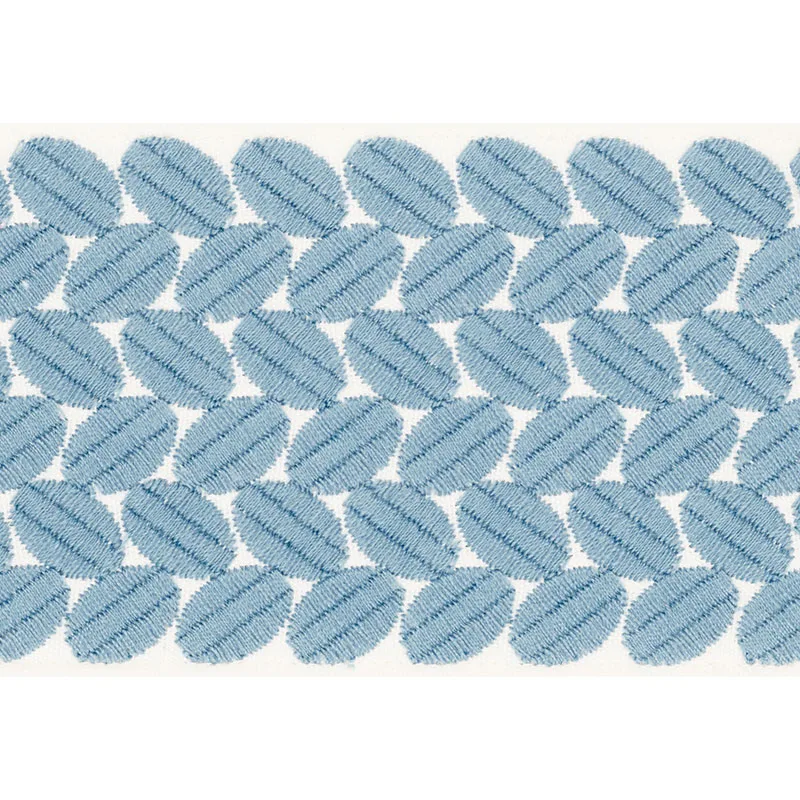 Schumacher Berkeley Tape Wide trim in Sky (70653)