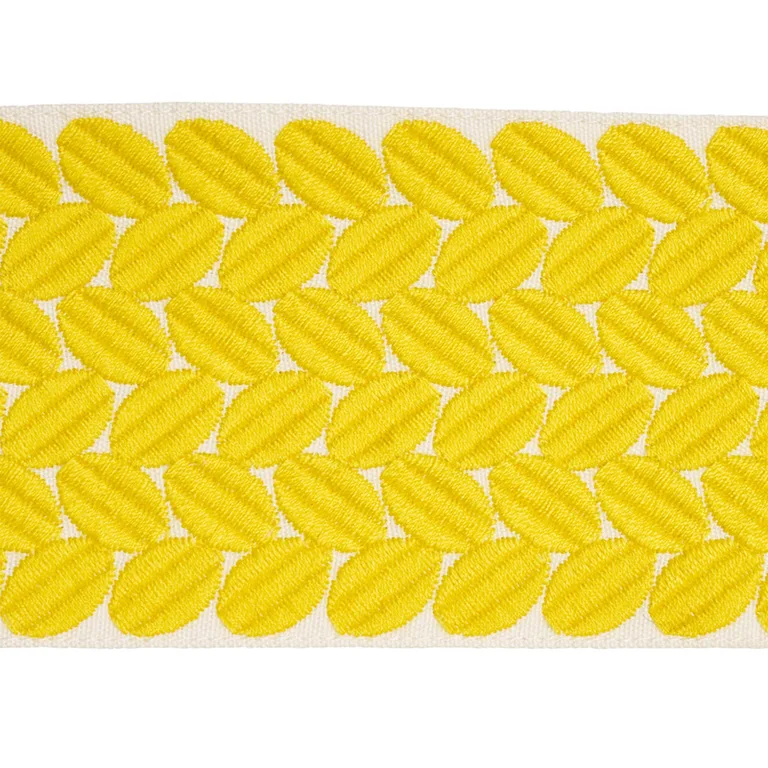 Schumacher Berkeley Tape Wide trim in Yellow (70659)