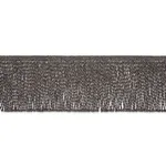 Schumacher Bernier Fringe trim in Charcoal (76592)