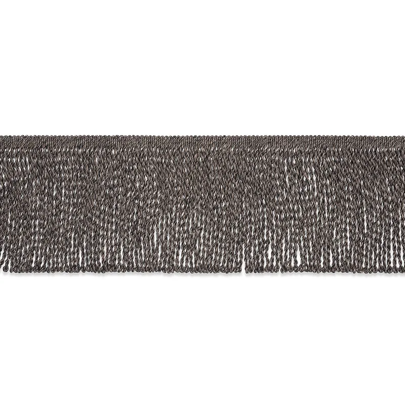 Schumacher Bernier Fringe trim in Charcoal (76592)