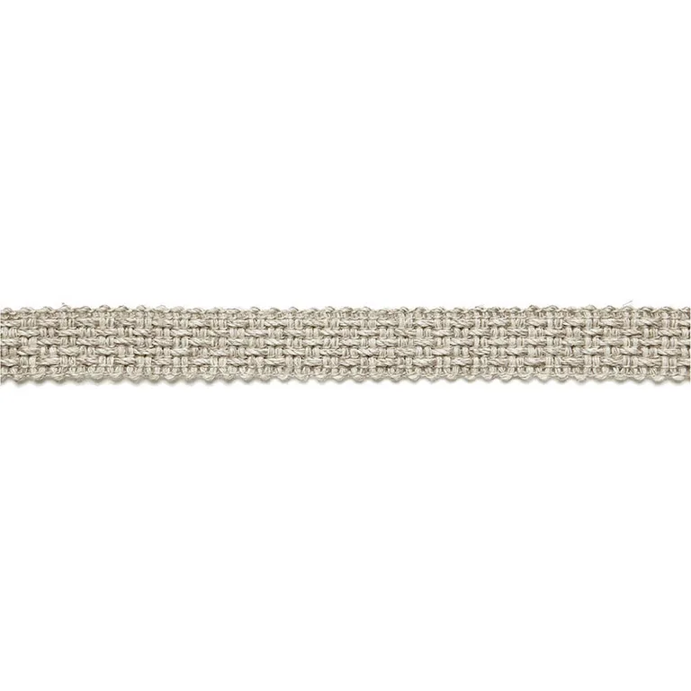 Schumacher Bertrand Linen Braid trim in Linen (65532)