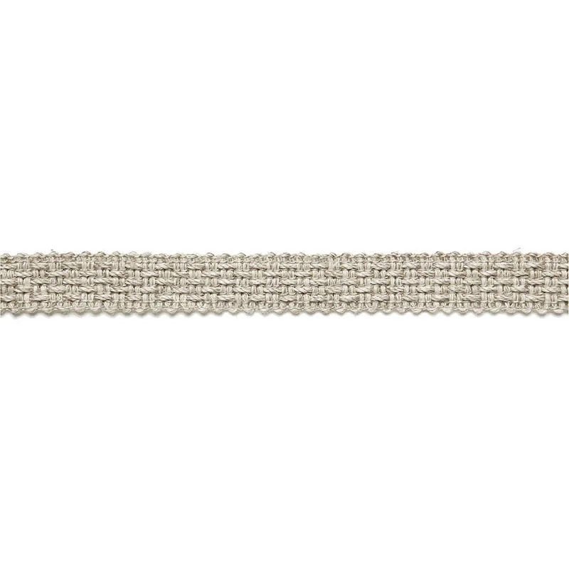 Schumacher Bertrand Linen Braid trim in Linen (65532)
