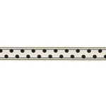 Schumacher Bianca Tape trim in Ivory Noir (82790)