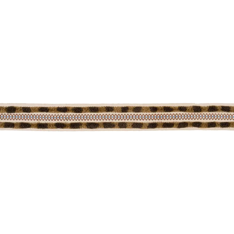 Schumacher Biyan Tape trim in Brown (86660)