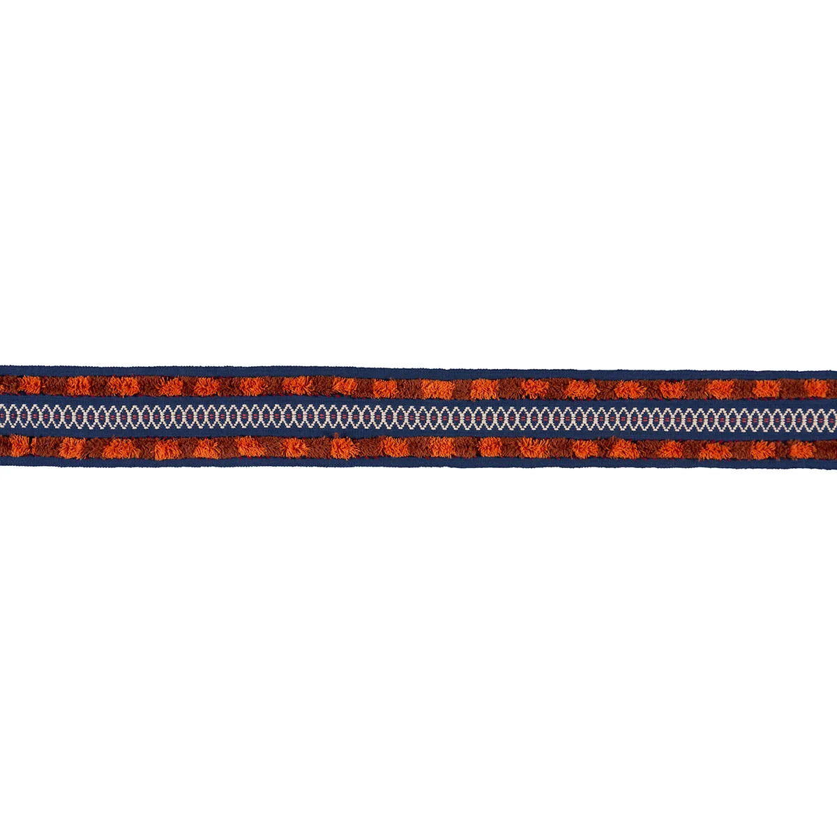 Schumacher Biyan Tape trim in Orange (86661)