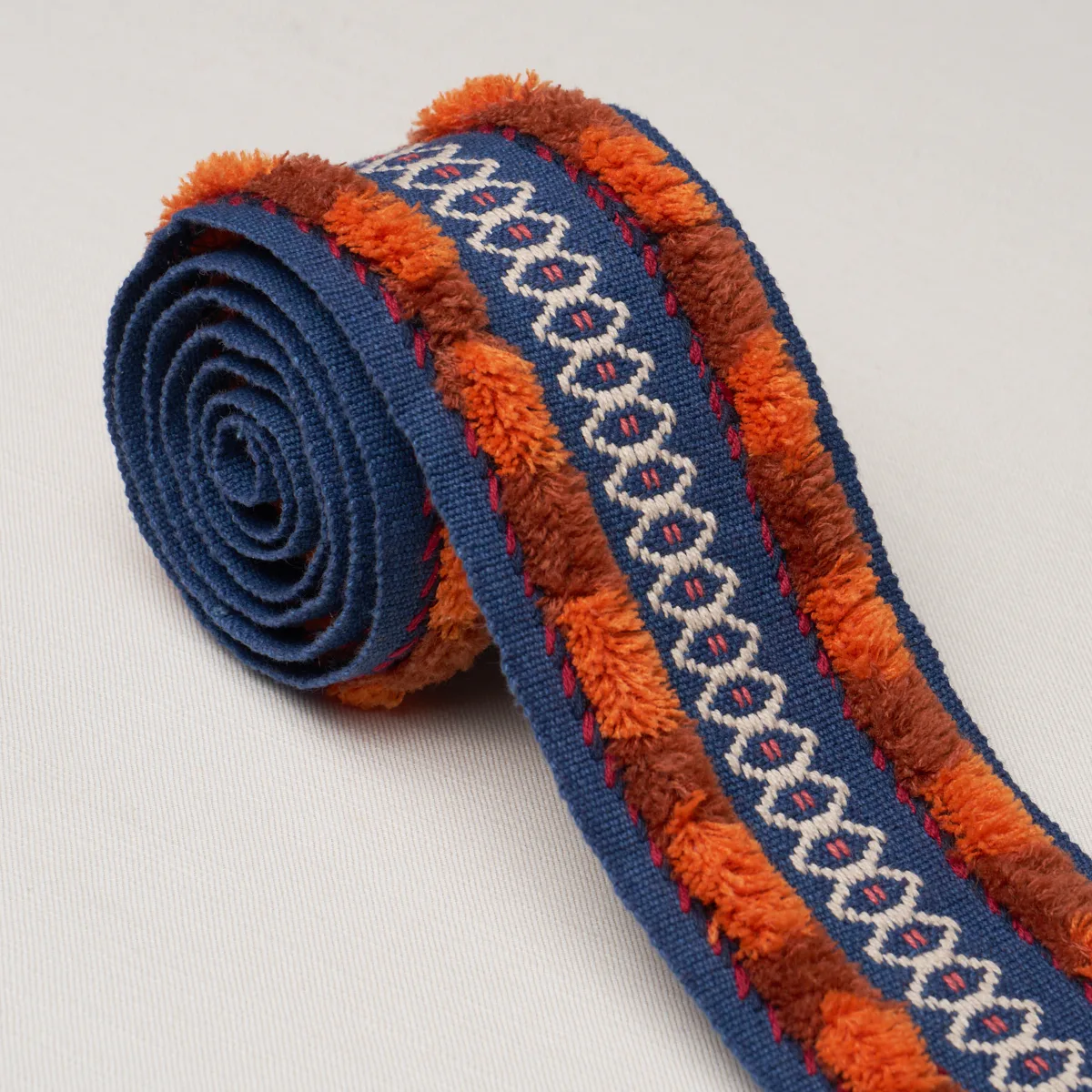 Schumacher Biyan Tape trim in Orange (86661)