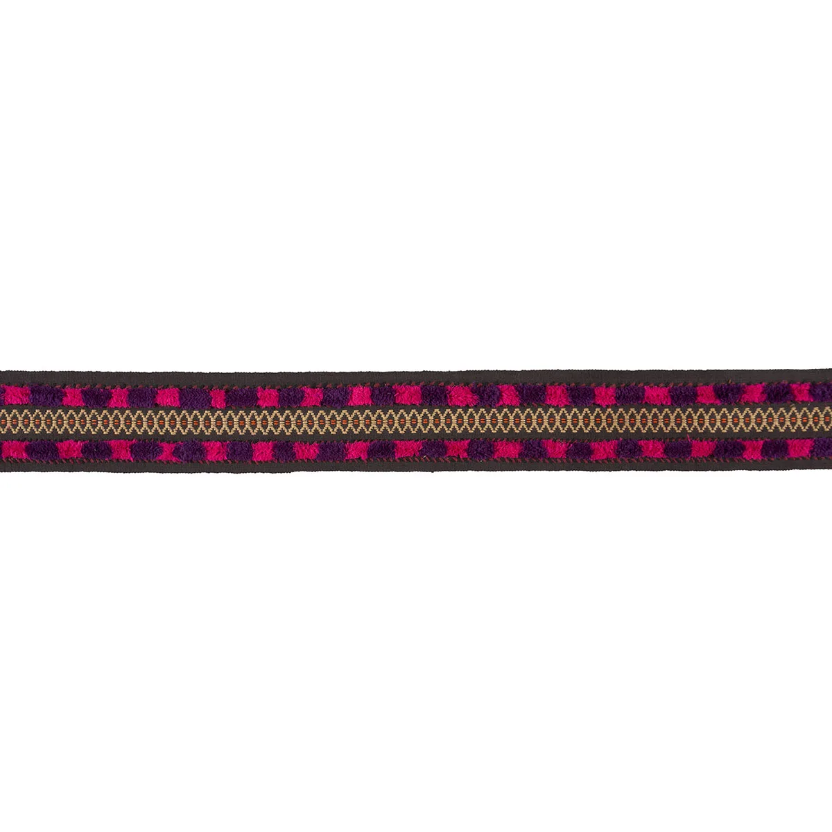 Schumacher Biyan Tape trim in Raspberry (86662)