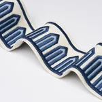 Schumacher Bonaparte Tape trim in Cadet (85380)