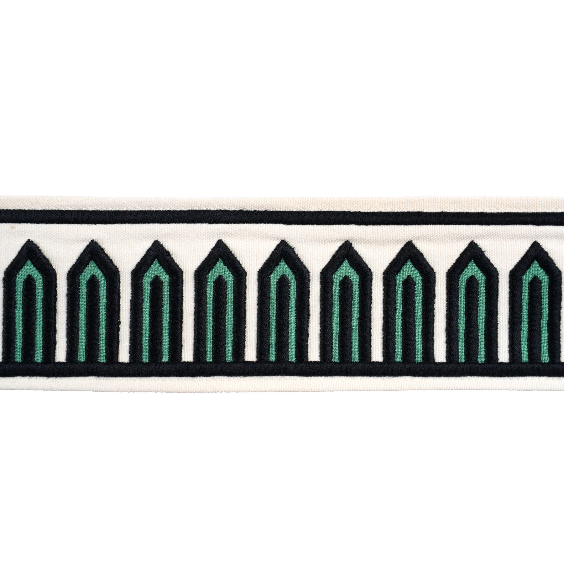 Schumacher Bonaparte Tape trim in Green (85381)
