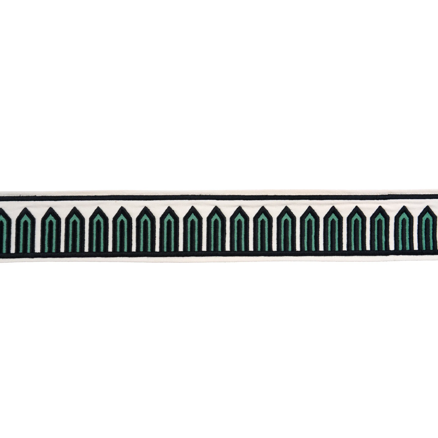 Schumacher Bonaparte Tape trim in Green (85381)