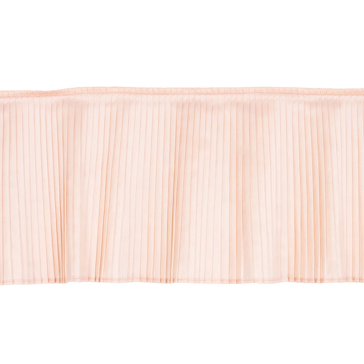 Schumacher Botticelli Silk Ruffle Trim in Shell (81792)