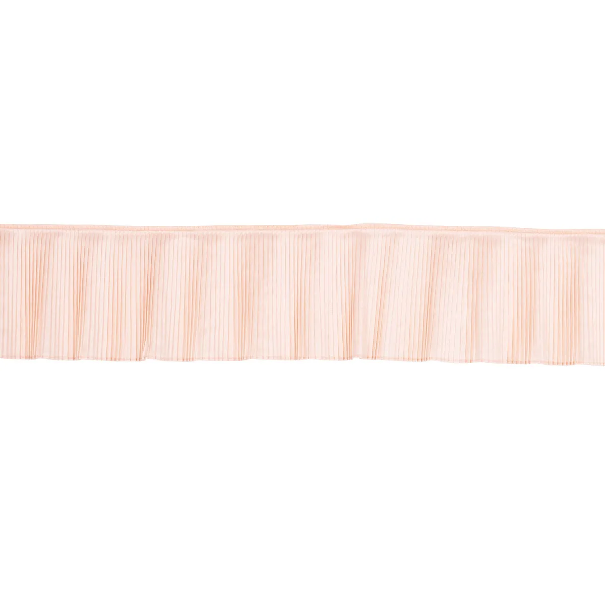 Schumacher Botticelli Silk Ruffle Trim in Shell (81792)