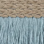 76260 | Braided Linen Fringe - Sky Schumacher Braided Linen Fringe trim in Sky (76260)