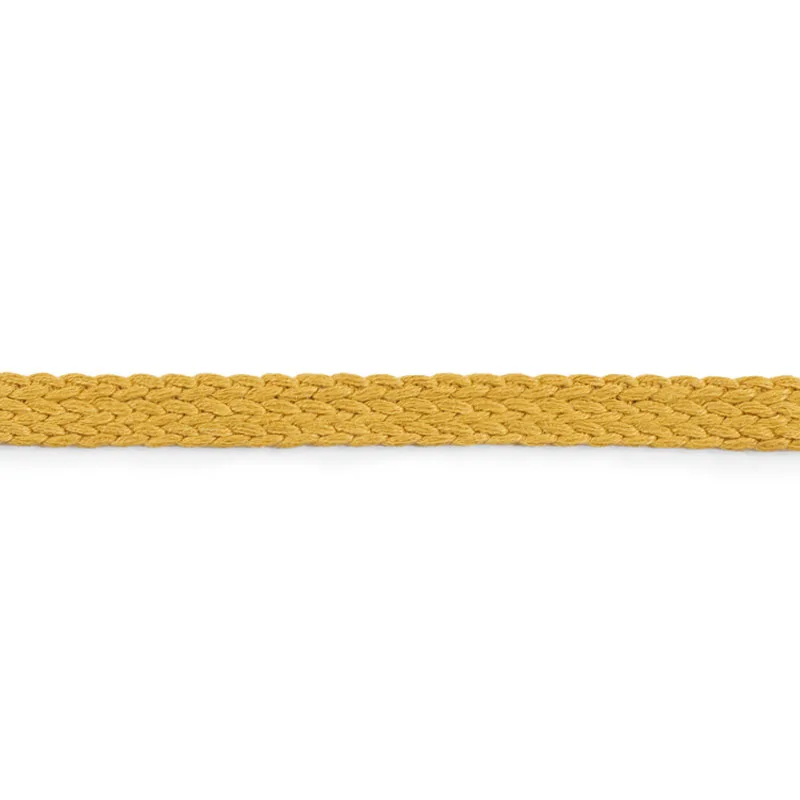 Schumacher Braided Linen Tape Medium trim in Gold (76283)