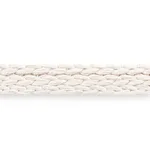 76285 | Braided Linen Tape Medium - Ivory Schumacher Braided Linen Tape Medium trim in Ivory (76285)