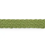 76281 | Braided Linen Tape Medium - Leaf Schumacher Braided Linen Tape Medium trim in Leaf (76281)