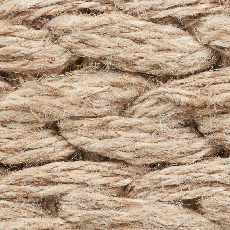 Schumacher Braided Linen Tape Medium trim in Natural (76284)
