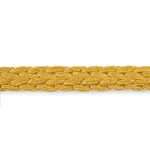 76273 | Braided Linen Tape Narrow - Gold Schumacher Braided Linen Tape Narrow trim in Gold (76273)