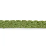 76271 | Braided Linen Tape Narrow - Leaf Schumacher Braided Linen Tape Narrow trim in Leaf (76271)