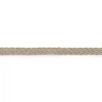 76274 | Braided Linen Tape Narrow - Natural Schumacher Braided Linen Tape Narrow trim in Natural (76274)