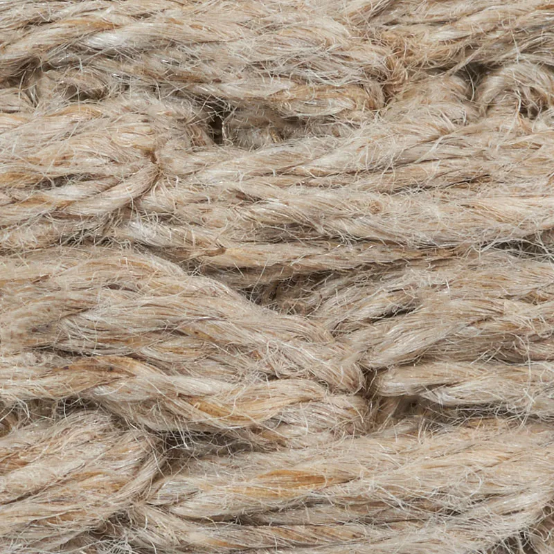 76274 | Braided Linen Tape Narrow - Natural Schumacher Braided Linen Tape Narrow trim in Natural (76274)