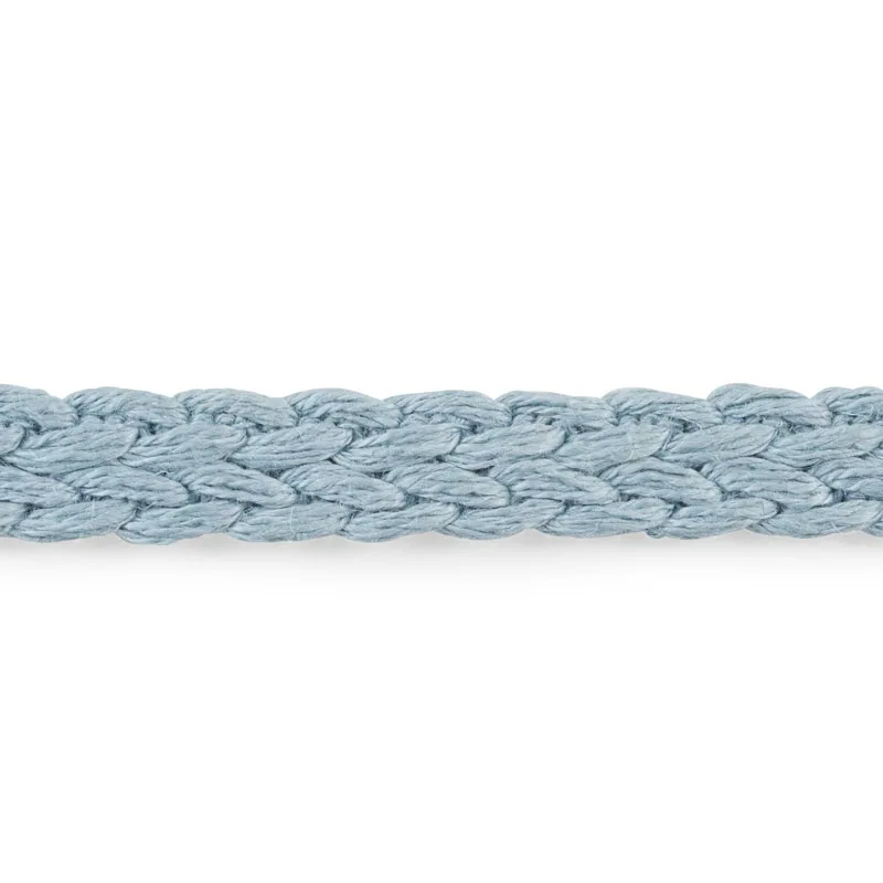Schumacher Braided Linen Tape Narrow trim in Sky (76270)