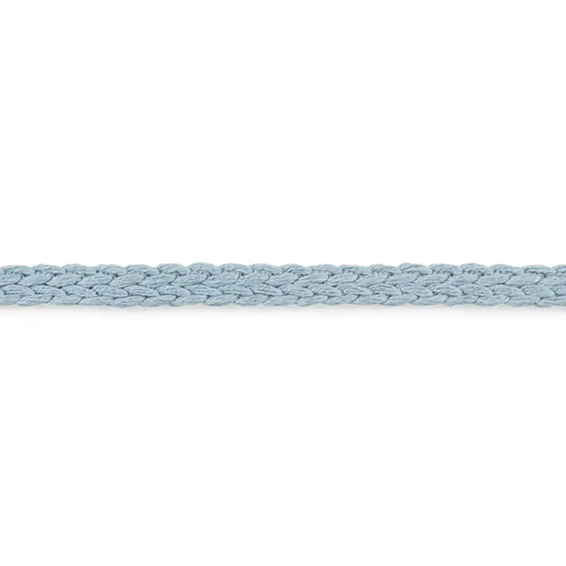 Schumacher Braided Linen Tape Narrow trim in Sky (76270)