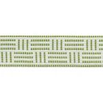 75961 | Brickell Tape Indoor/Outdoor - Leaf Schumacher Brickell Tape Indoor/Outdoor trim in Leaf (75961)