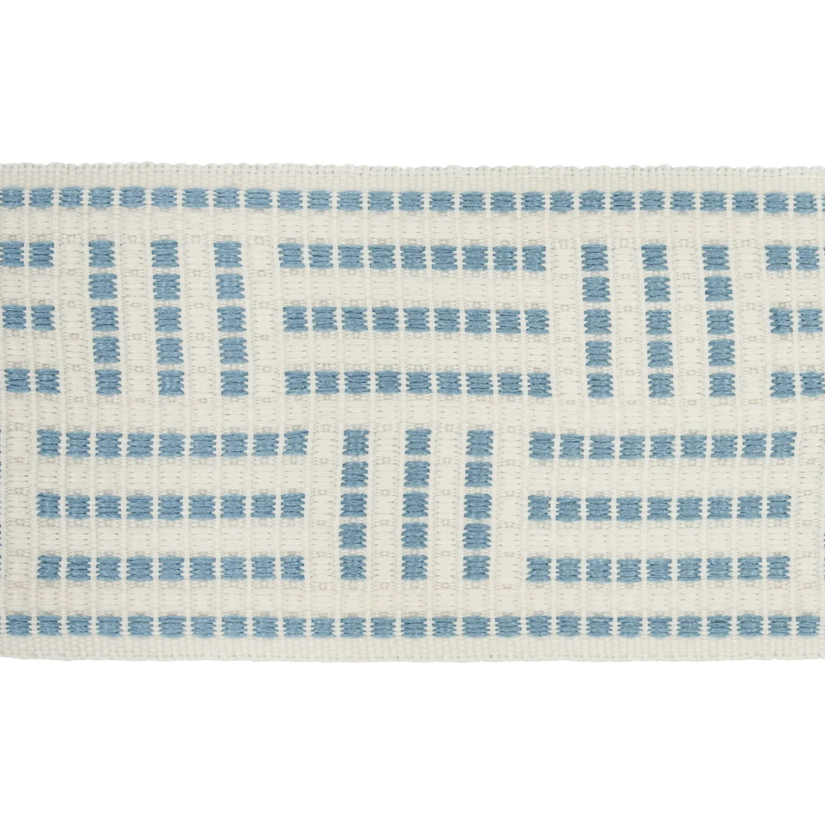 Schumacher Brickell Tape Indoor/Outdoor trim in Sky (75962)